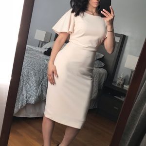 Calvin Klein pale pink dress